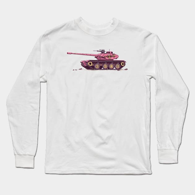 Castle Broskull Pink Party Tank! Long Sleeve T-Shirt by CastleBroskull